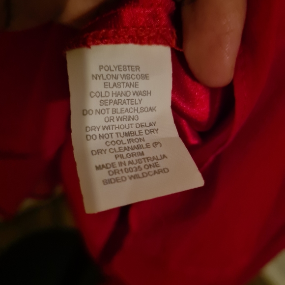 PILGRIM 8 Red Bodycon Maxi Midi Dress | Formal Cocktail Prom Red Maxi Mini Dress - Picture 5 of 6